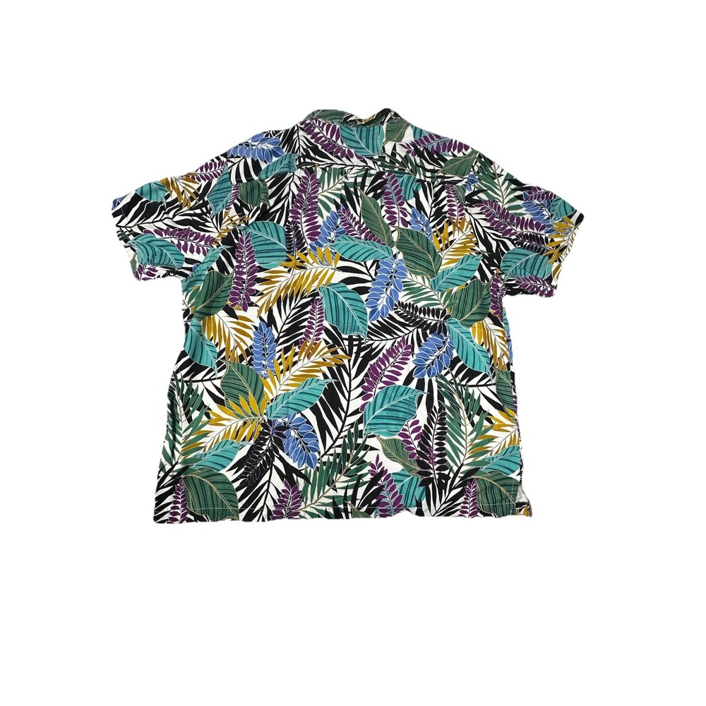 Tommy Bahama Hawaiian Shirt Gentlemen Prefer Fronds Size XXL Silk Blend - Picture 2 of 7